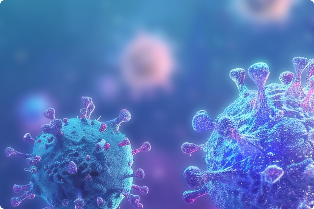 Beta cell with insulin molecules